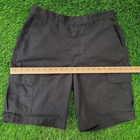 Vintage Y2K RedKap Cargo Shorts 30x9 Black - Picture 12 of 16